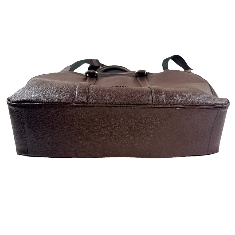 Coach F59141 Perry Metropolitan Oxblood Leather Business Tote Briefcase Unisex - Picture 4 of 16